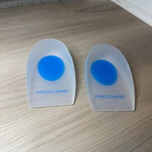 Procare Gel Heel Cups Inserts Orthotic Shoe Inserts for Pain Relief L/XL
